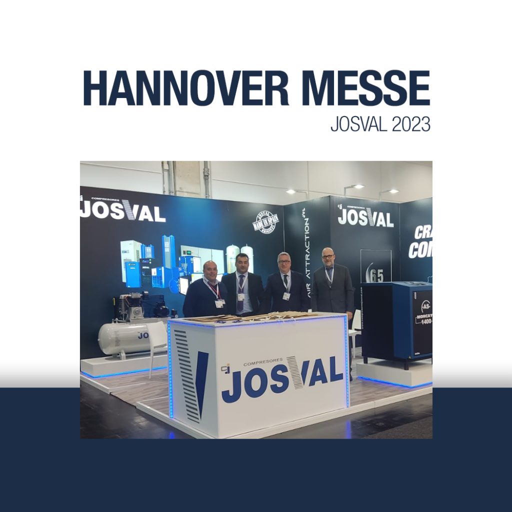 L'équipe de Josval Compressor à la HANNOVER MESSE 2023