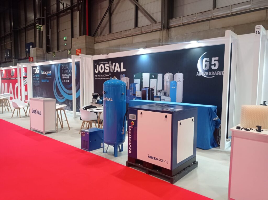 Compresores Josval stand at the Industry Live trade fair